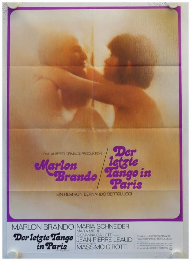 Der Letzte Tango in Paris originales deutsches Filmplakat
